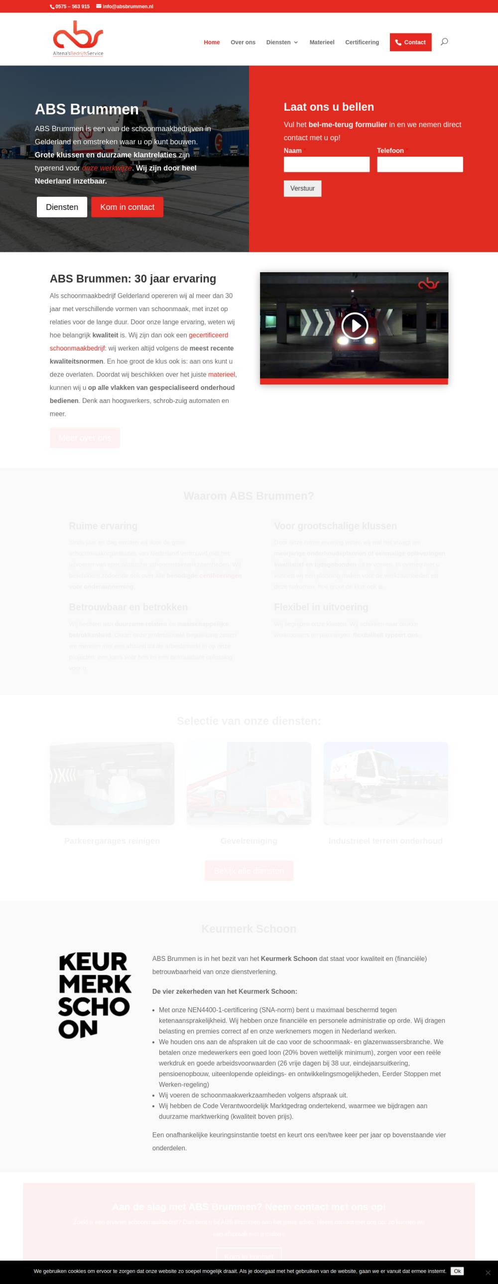 Website ABS Brummen