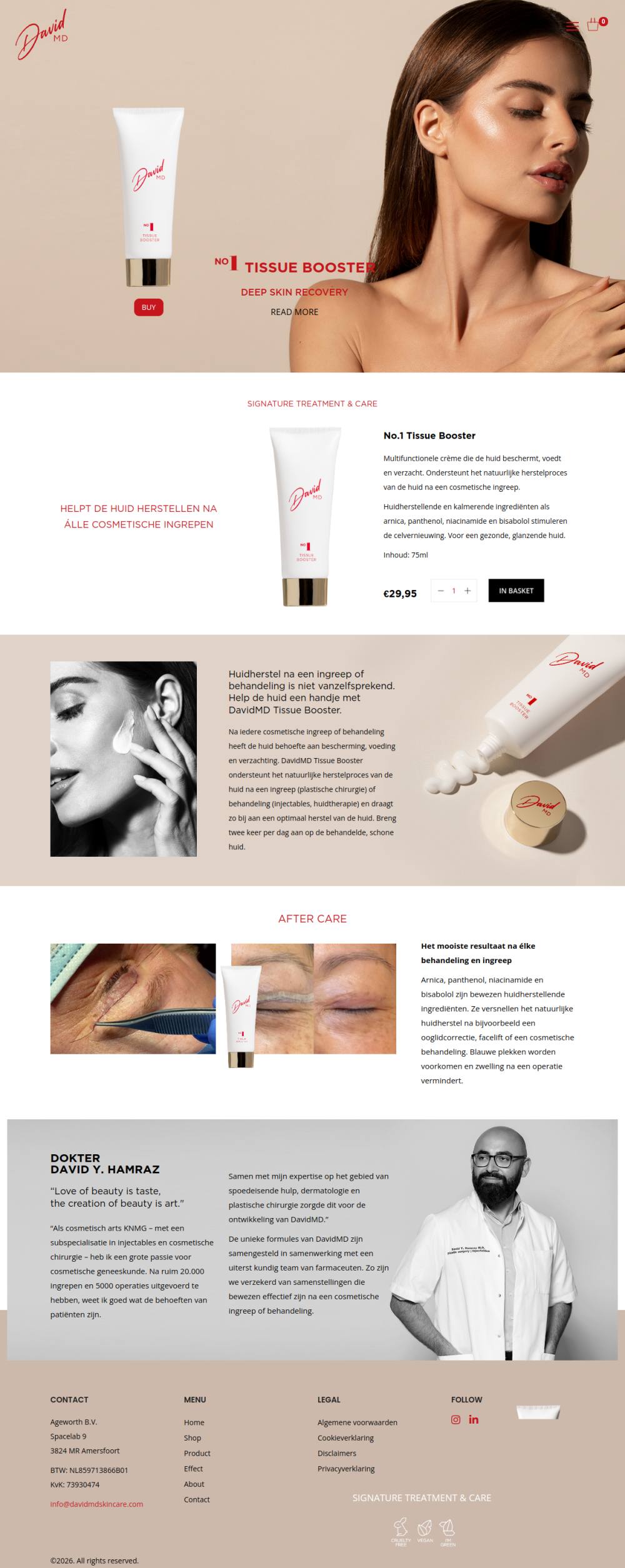 Website David MD Skincare