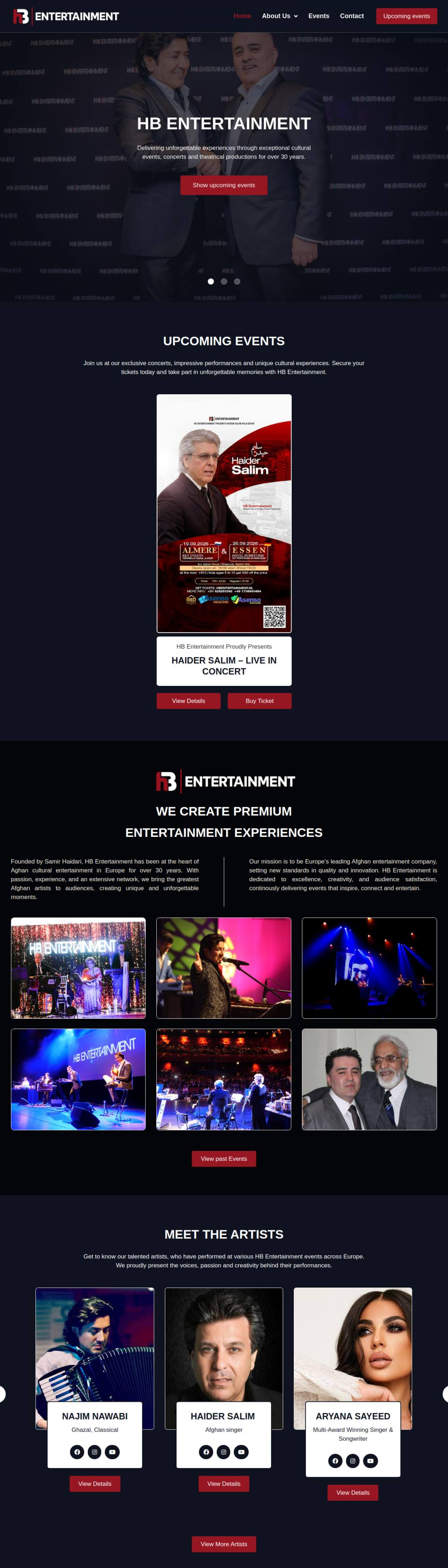 Website HB Entertainment