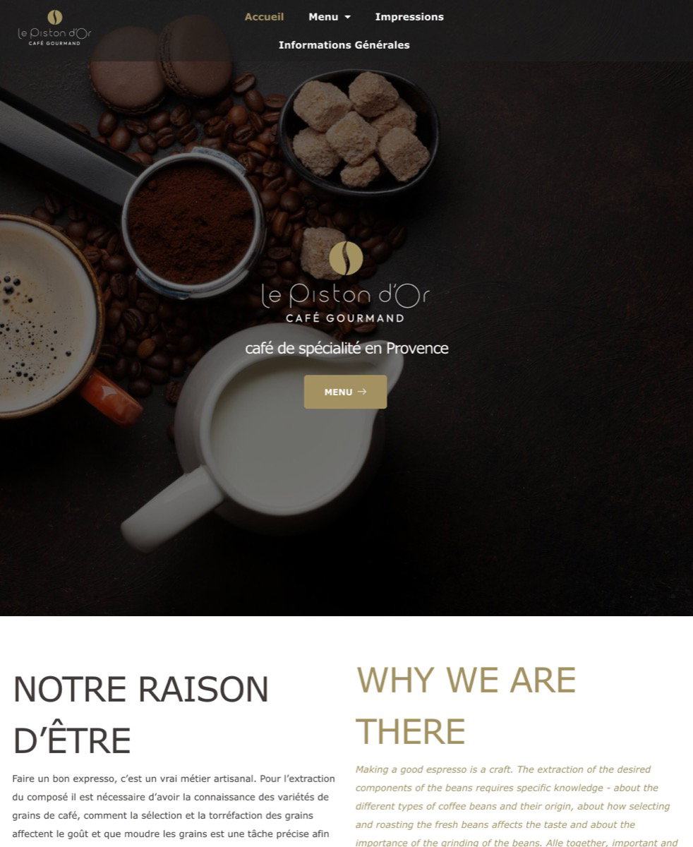 Website Le Piston d'Or