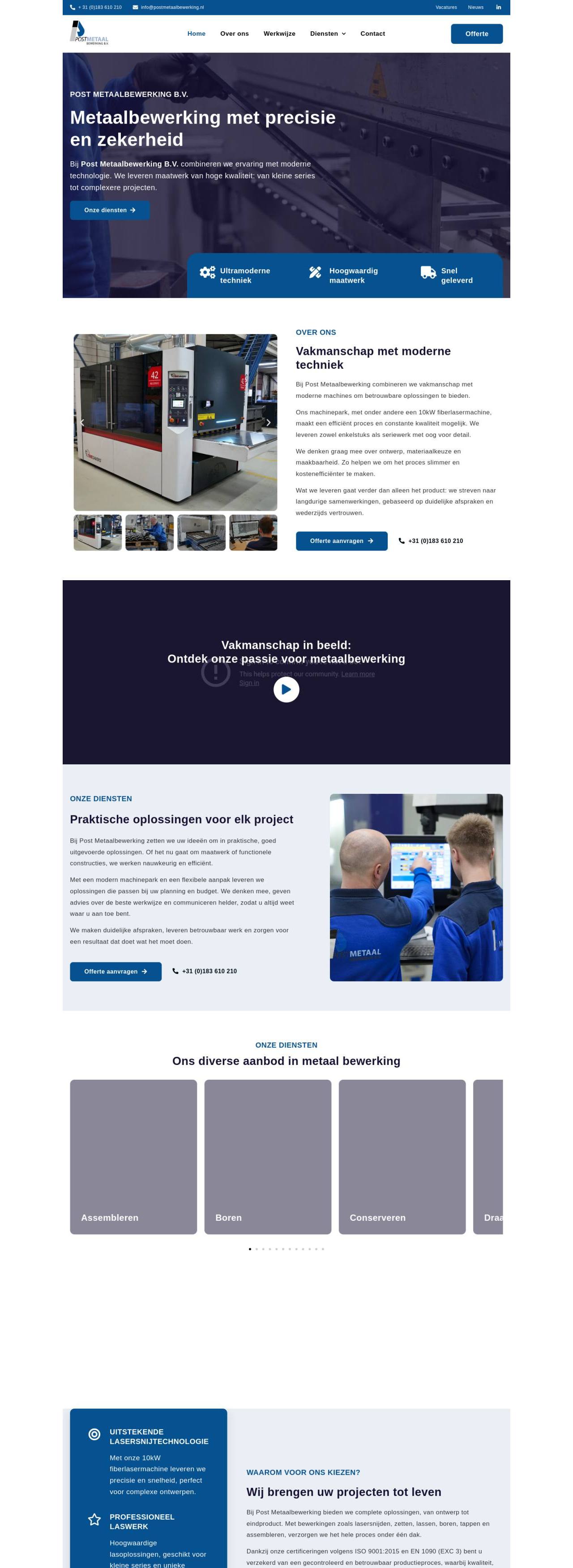 Website Post Metaal