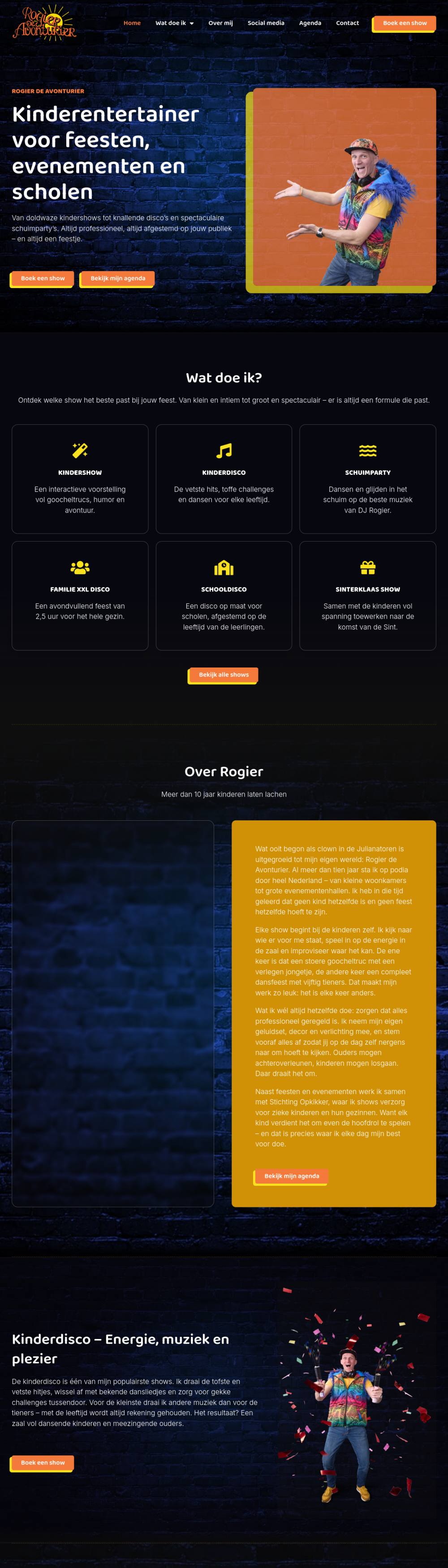 Website Rogier de Avonturier