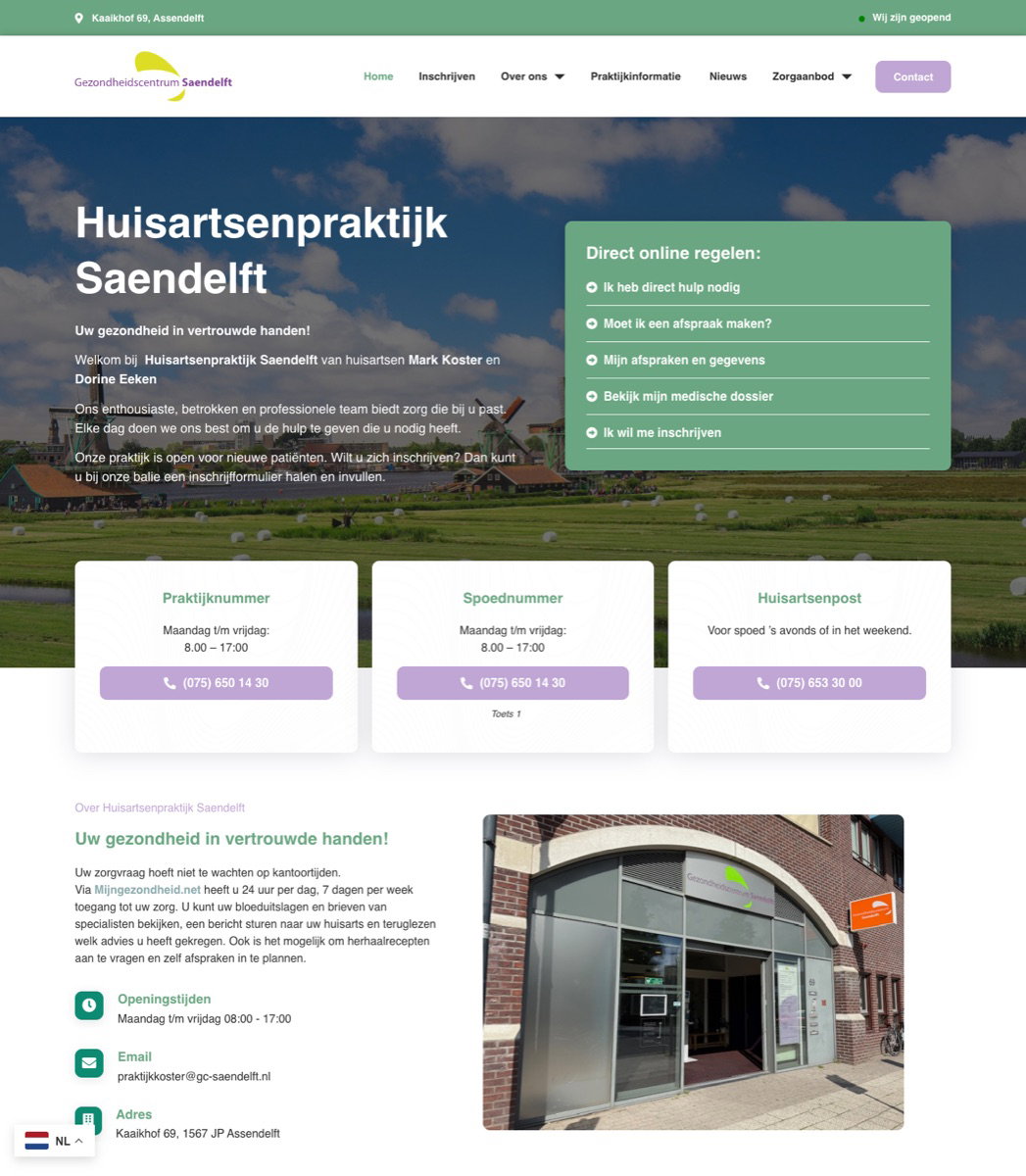 Website Koster and Eeken