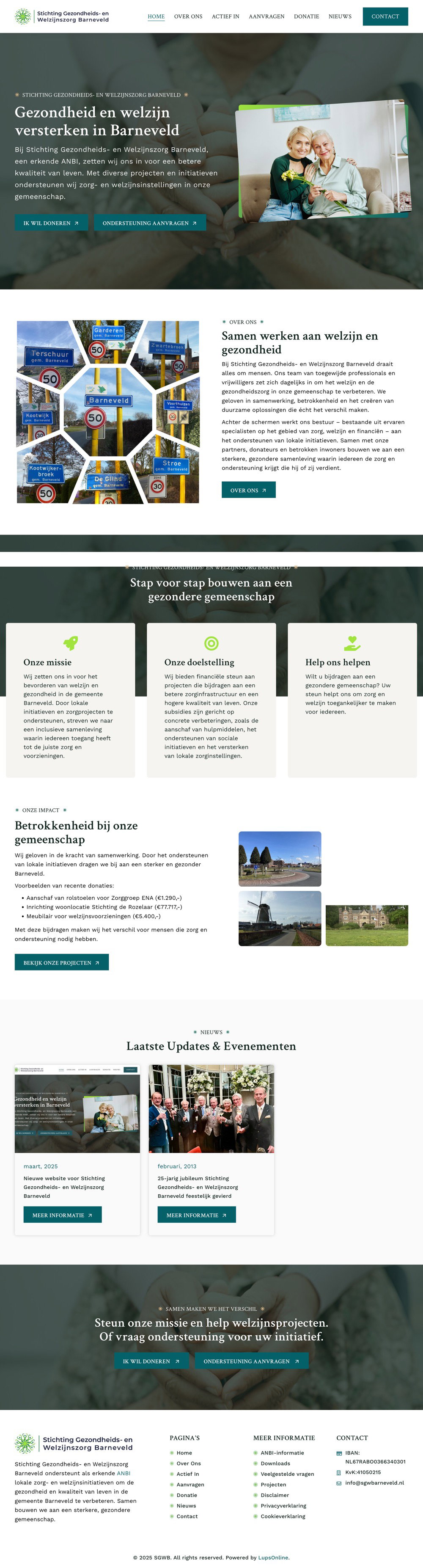Website SGW Barneveld
